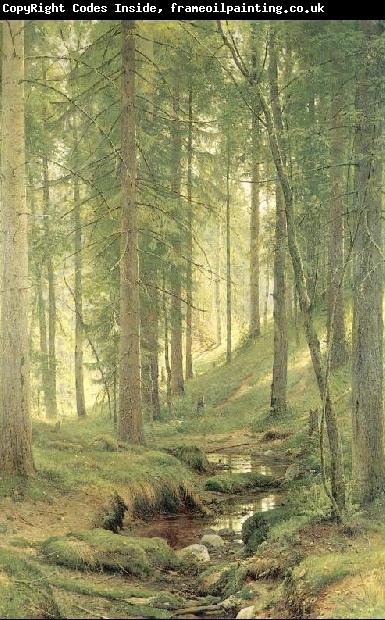 Ivan Shishkin Brook in a Forest